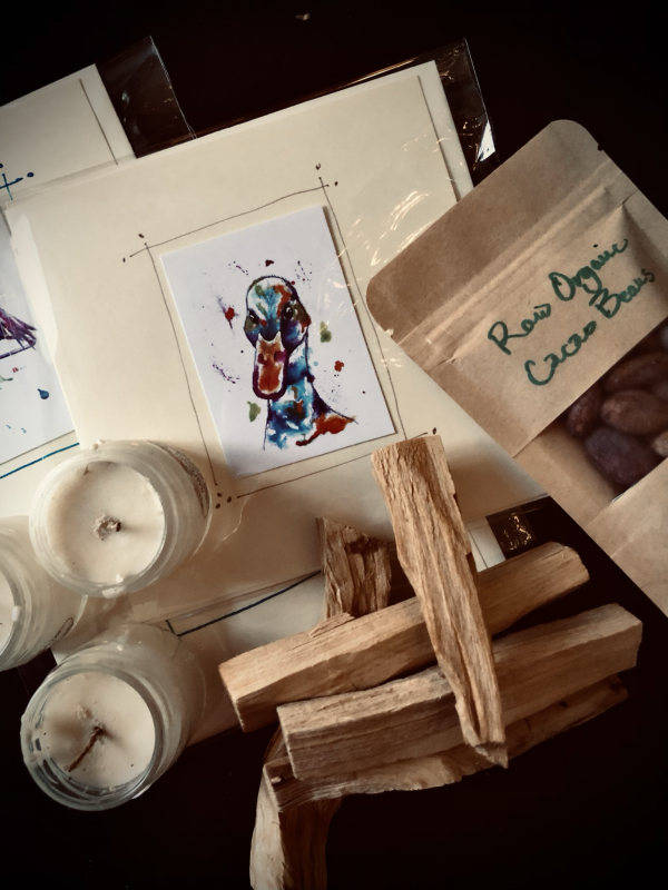 Mindful Cacao, Organic, Raw, Blessed Cacao from Peru, cacao with love from Ludlow
